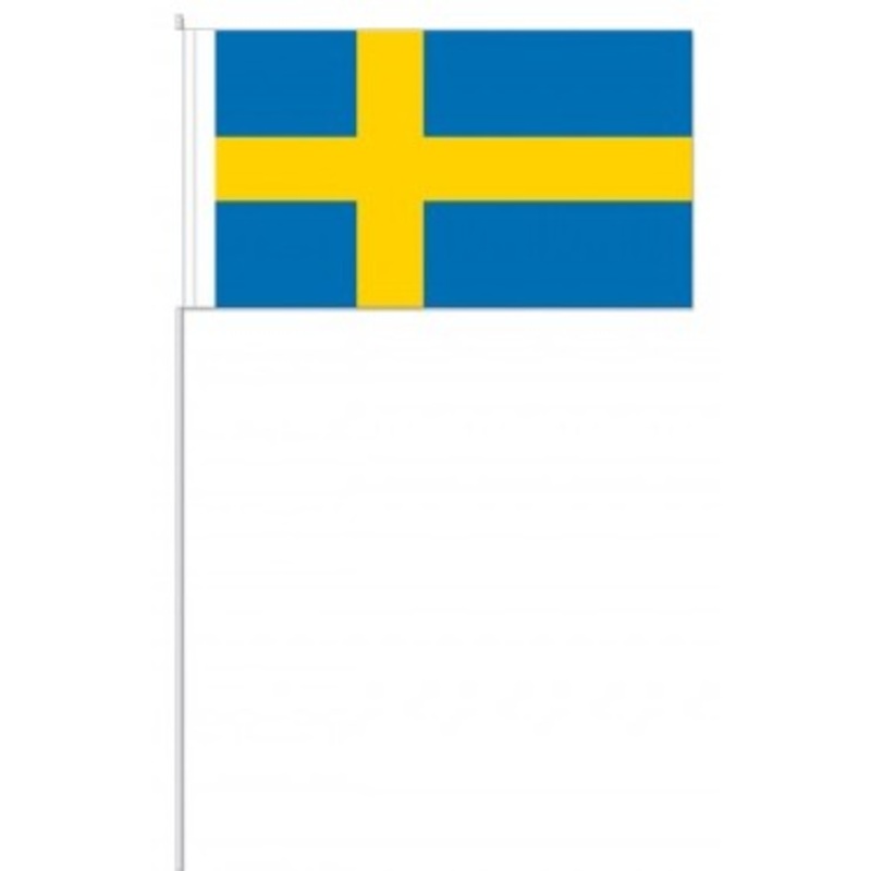 10 Sweden flags Lund 39cm
