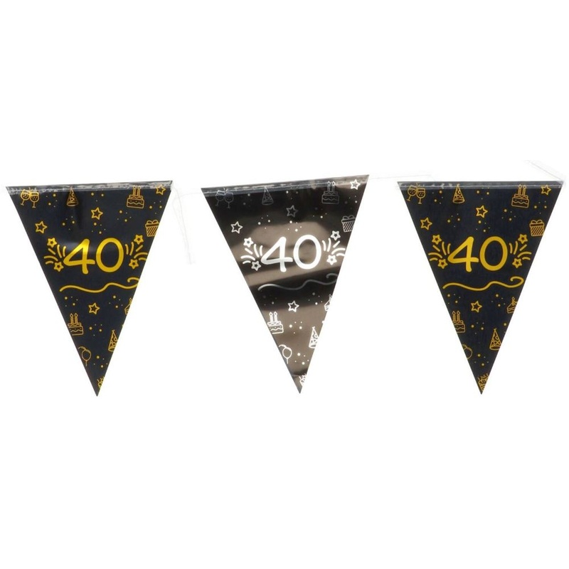 40th Birthday Shining Glam Bunting 4m