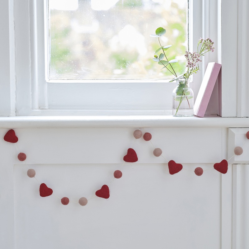 A matter of the heart felt garland