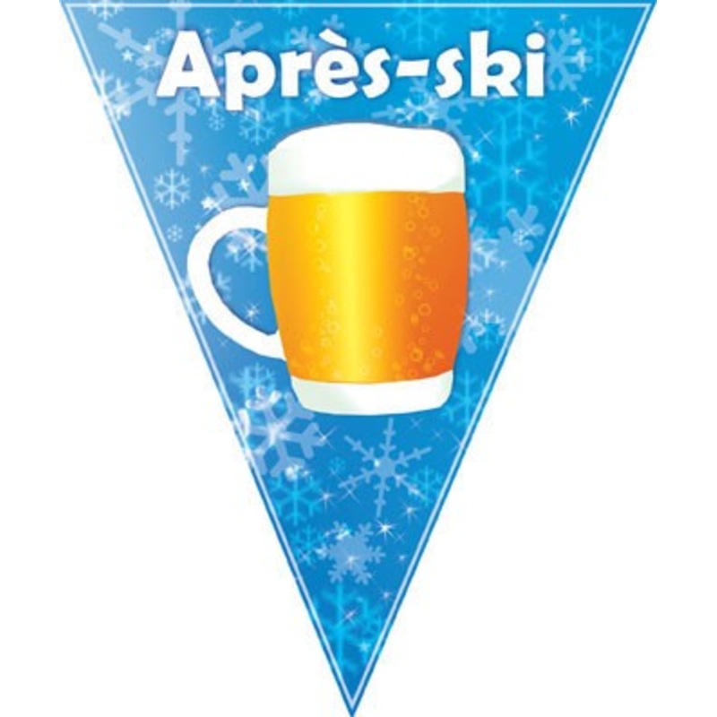 Apres ski beer mug pennant chain