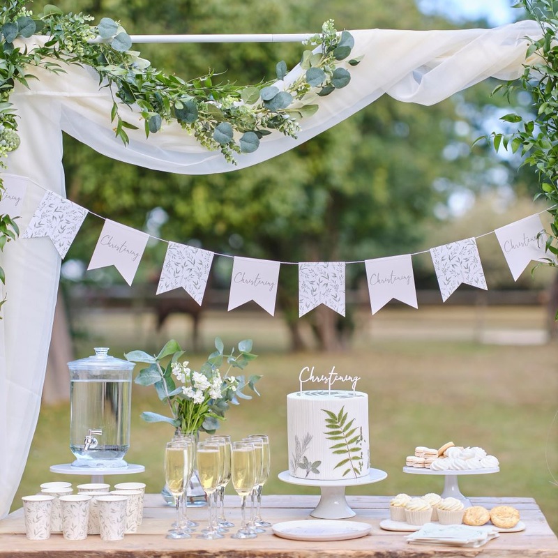 Babylove Christening flag garland XXm