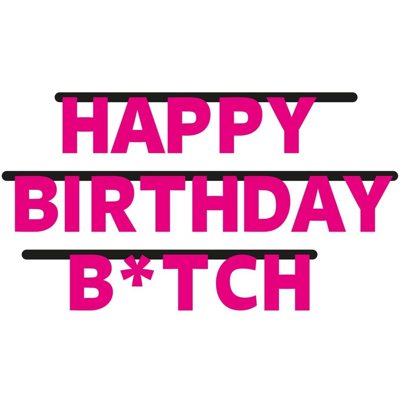 Birthday Bitch Garland 3m