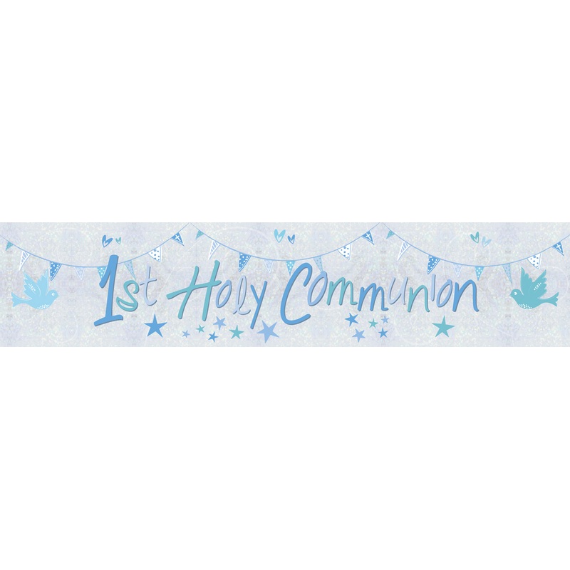 Church Communion hanging decoration deco set blue
