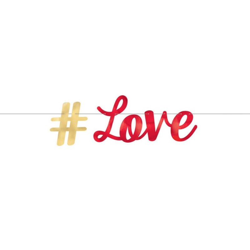 Hashtag Love garland 3.65m