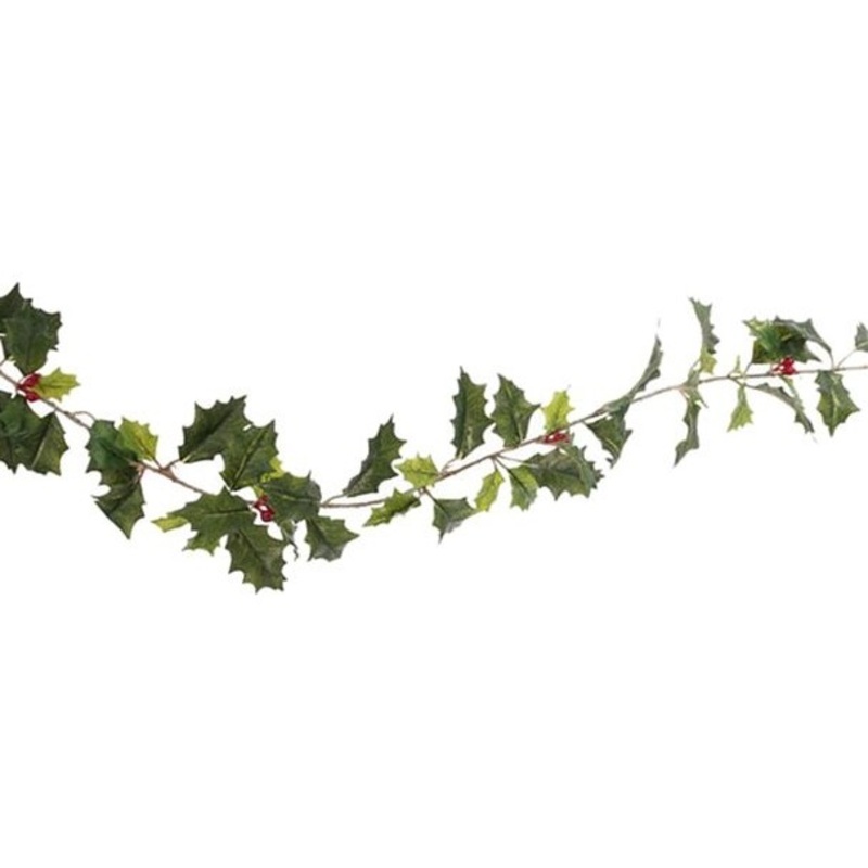 Holly Garland with festive Berries 1.8m
