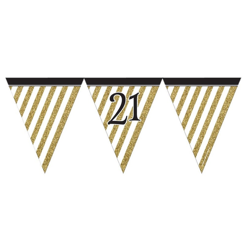 Magical 21st Birthday pennant chain 3.7m