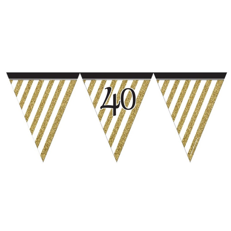 Magical 40th Birthday pennant chain 3.7m