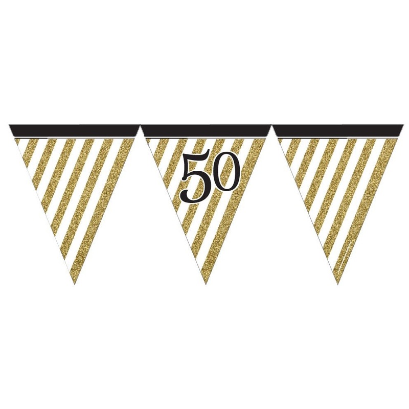 Magical 50th Birthday pennant chain 3.7m