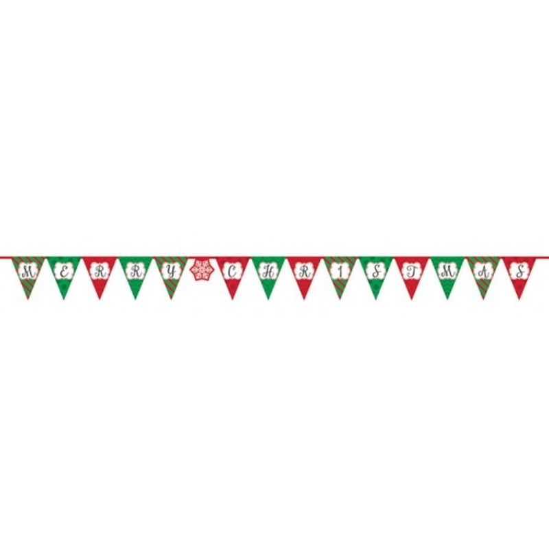 Merry Mistletoe pennant chain 3.8m
