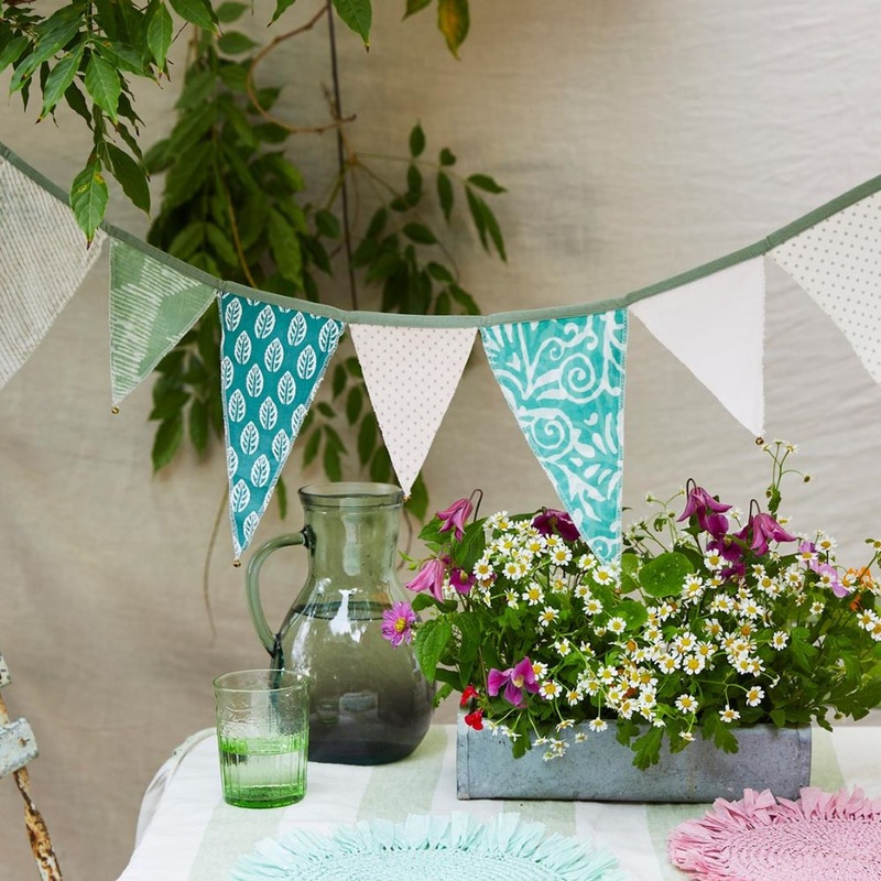 Natural Moments Fabric Bunting 3m