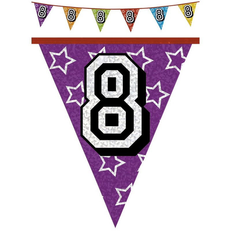 Pennant chain number 8 holographic