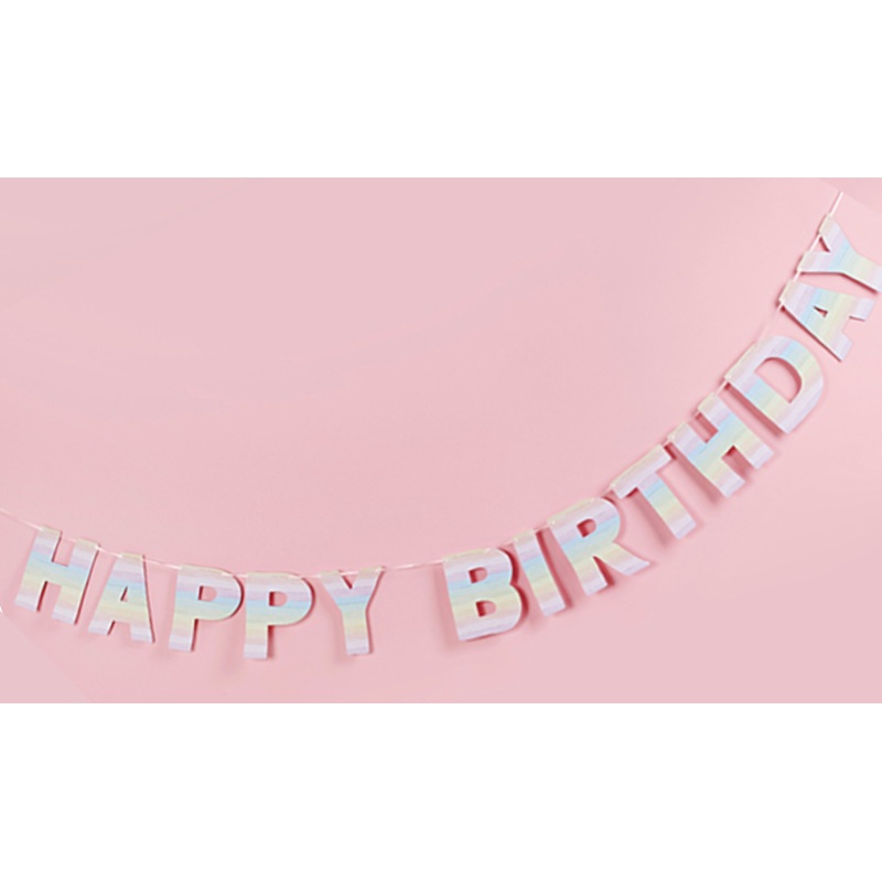 Rainbow magic birthday garland Eco 2m