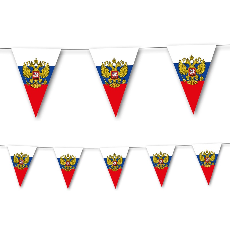 Russia paper pennant chain 3.5mx 30cm