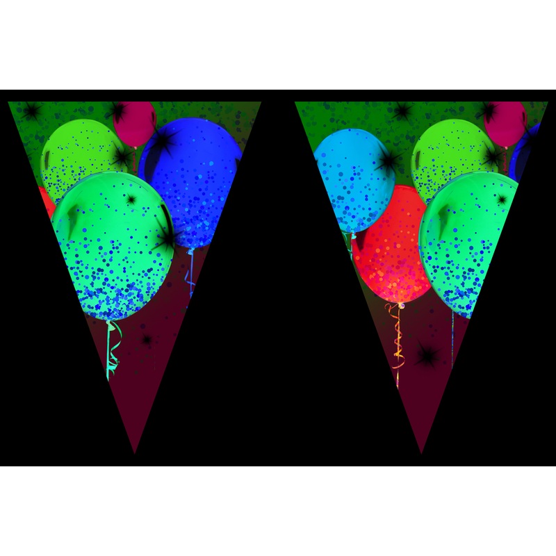 Sparkling Balloon pennants 2m