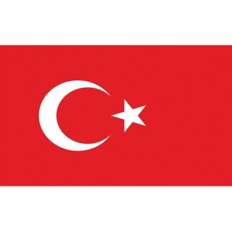 Turkey Fan Flag 90 x 150cm