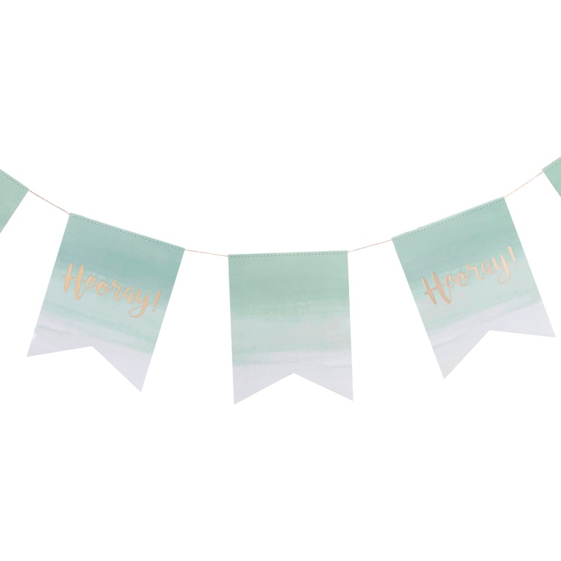 Turquoise Birthday Blush pennant chain 3m