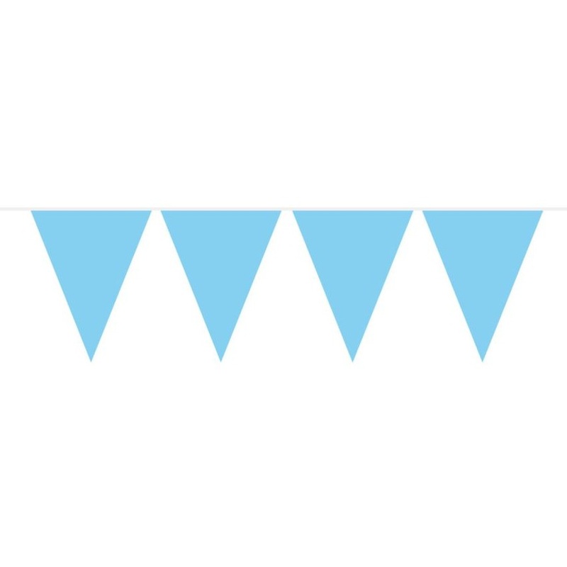 XXL garden party pennant chain blue 10m