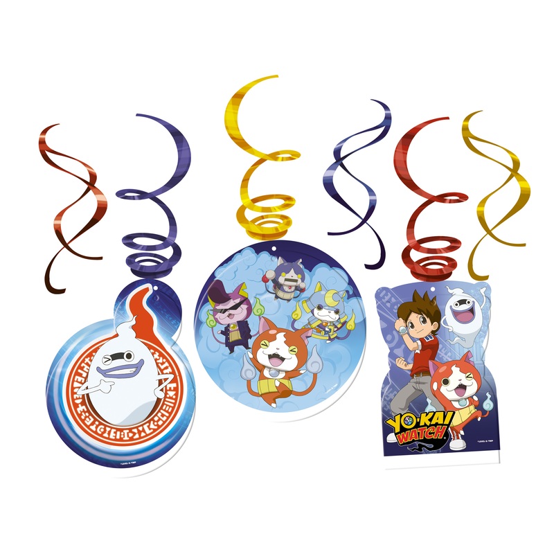 6 decorative spirals Yo-kai Watch