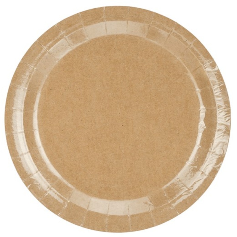 6 Natural Touch paper plates 23cm