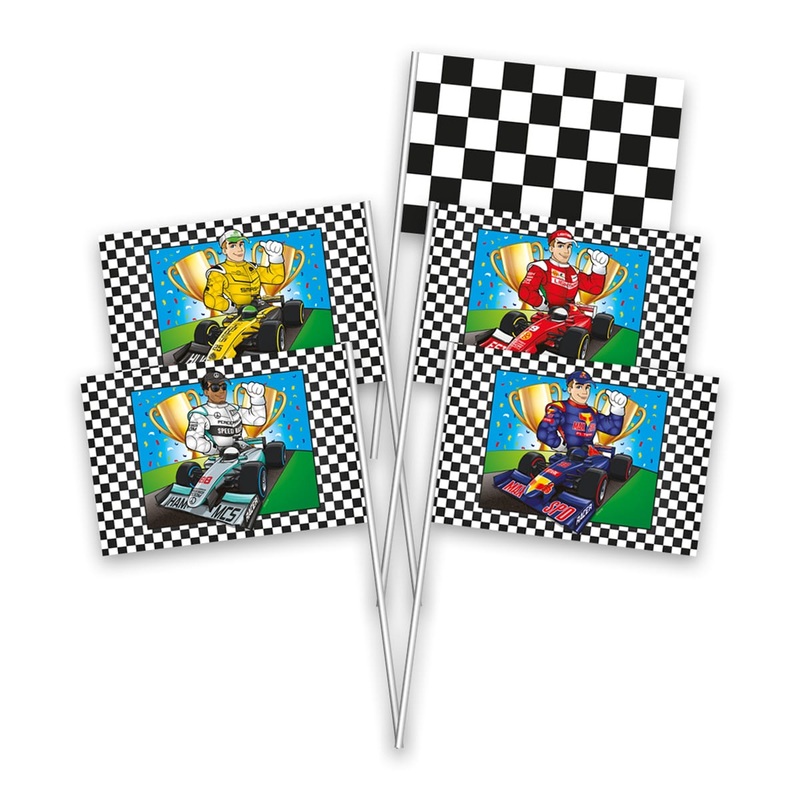 8 flags racing cars