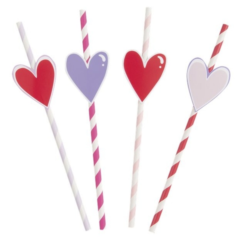 8 Love is sweet paper straws