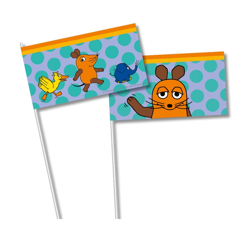 8 Send with the mouse paper flags 39cm