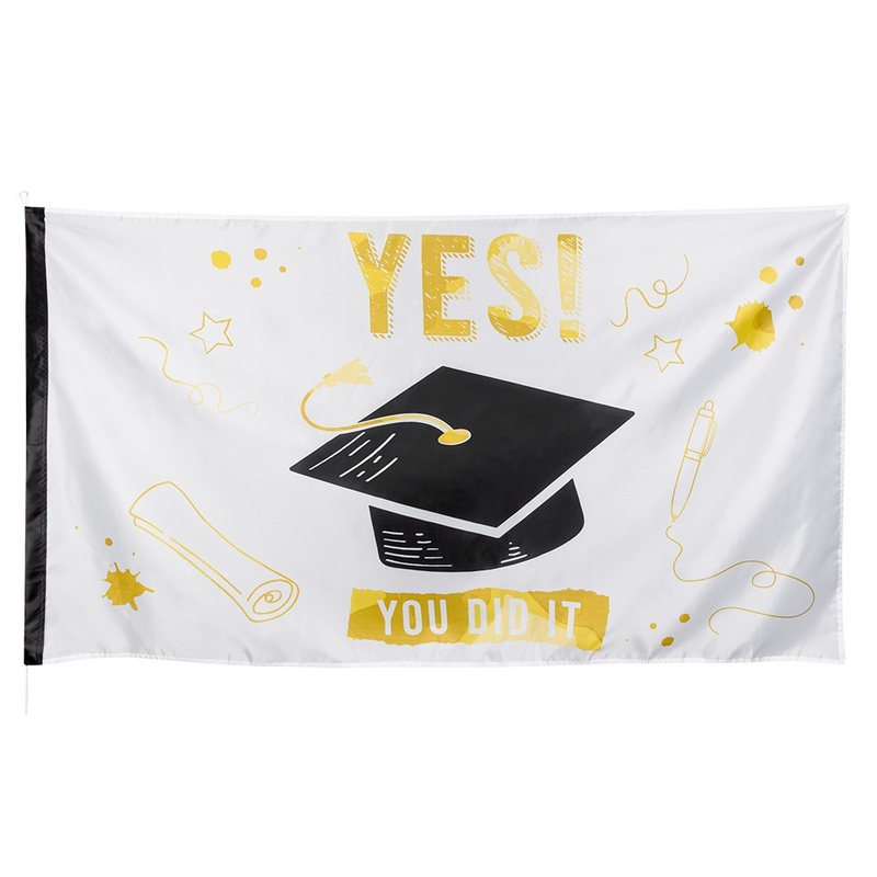 Flag Graduation Glam 1.5m x 90cm
