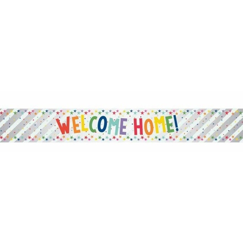 Welcome Home foil banner 174cm
