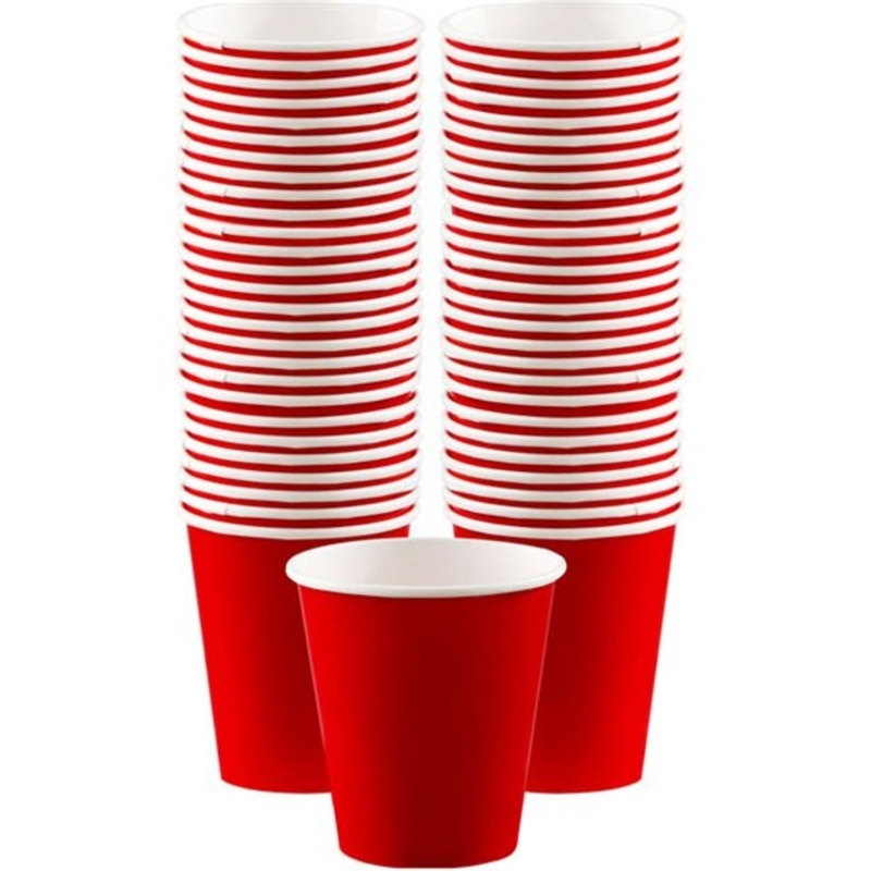 40 red coffee mugs 340ml