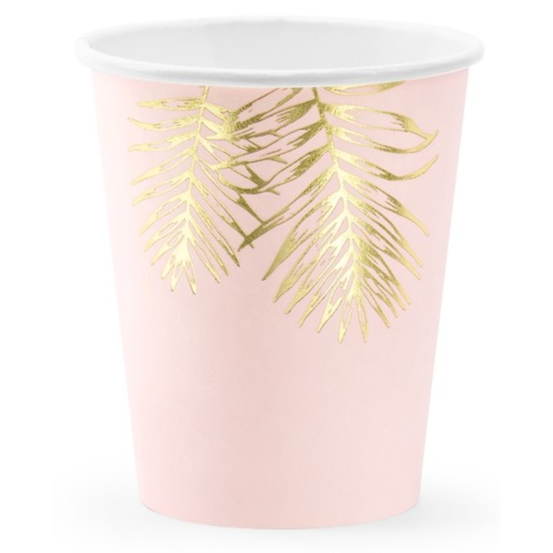6 Royal Garden paper cups 220ml
