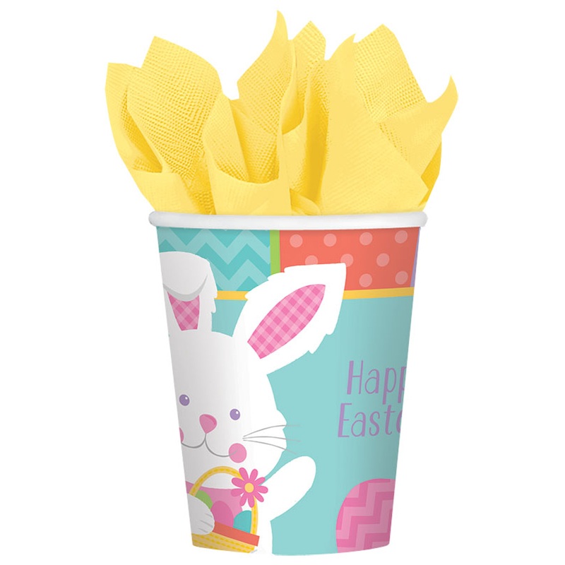 8 Bunny Schnuffel paper cups 266ml