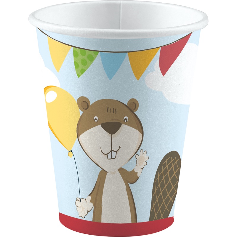 8 cups fox and beaver friends 250ml