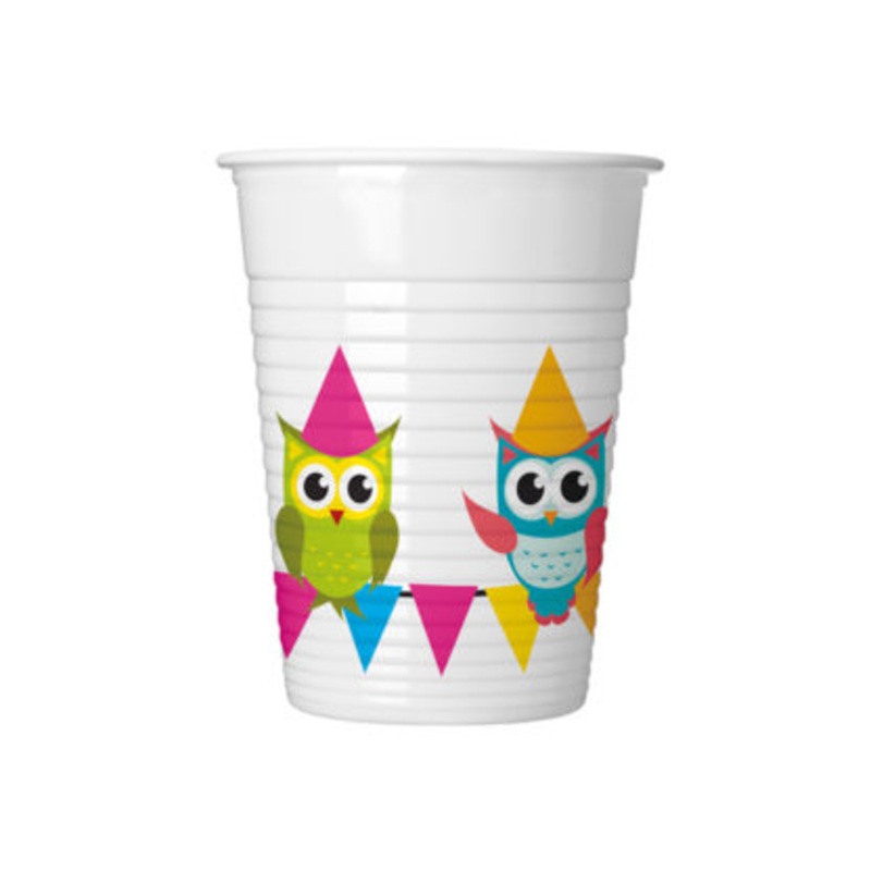 8 owls Fiesta cups 200ml