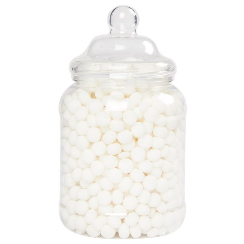 Elegant plastic candy jar 2.25l