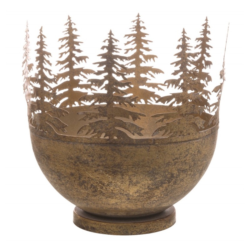 Golden Rustic winter bowl 19.5cm