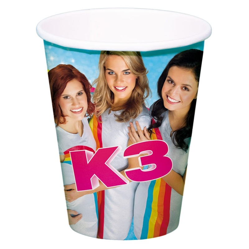 K3 paper cups set of 8