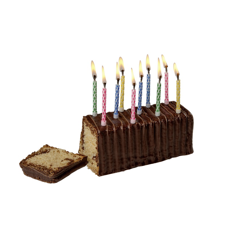 10 Magical Birthday birthday candles including 10 holders