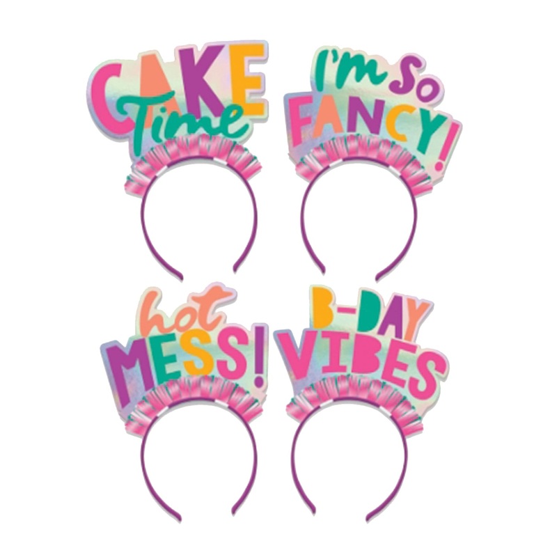 4 Birthday Vibes headband