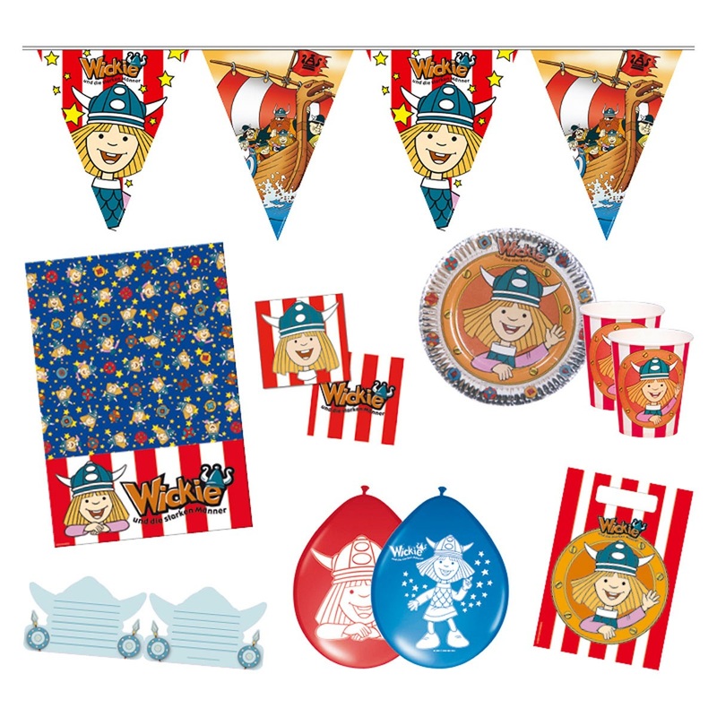 62-piece Vicky birthday set