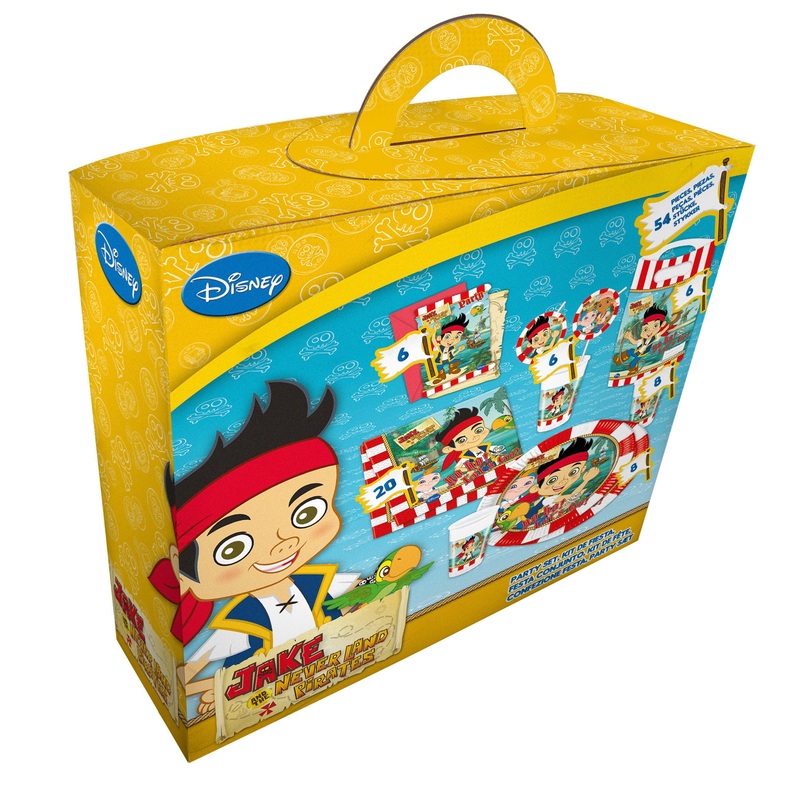 Captain Jake pirate adventure party case 54 pieces