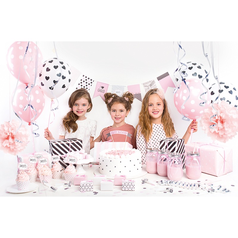 Chocolate love party suitcase 47 pieces