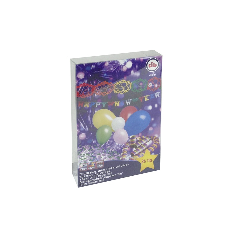 Colorful New Years Eve Party Set 26 pieces