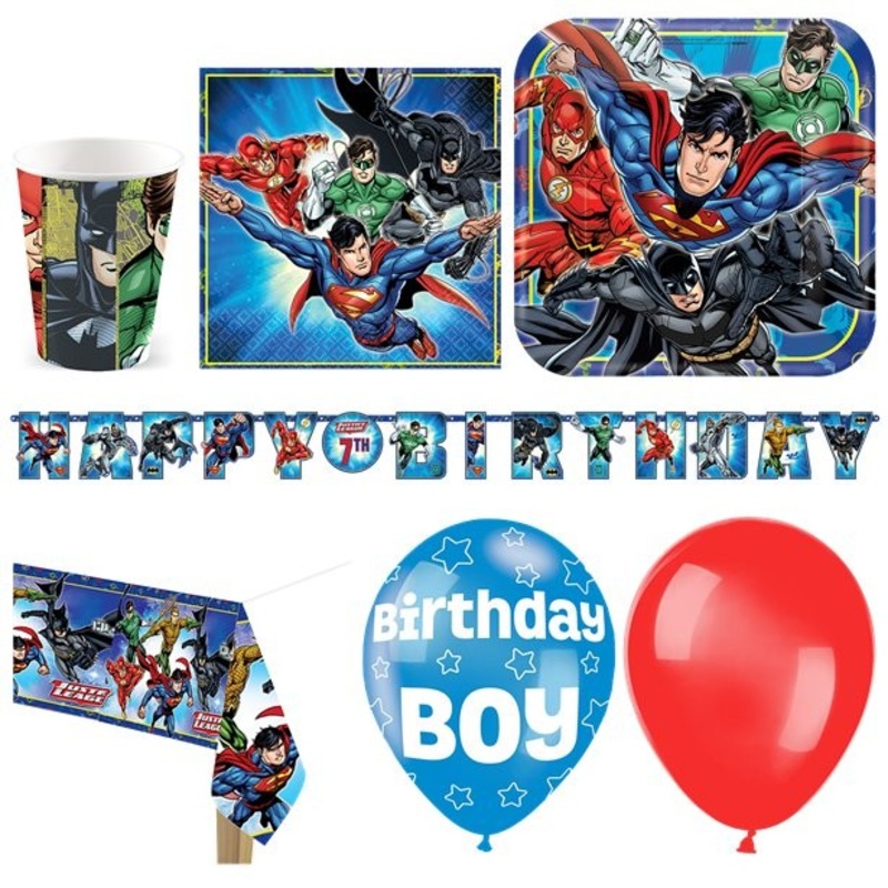 Deluxe Justice League Heroes Party Package