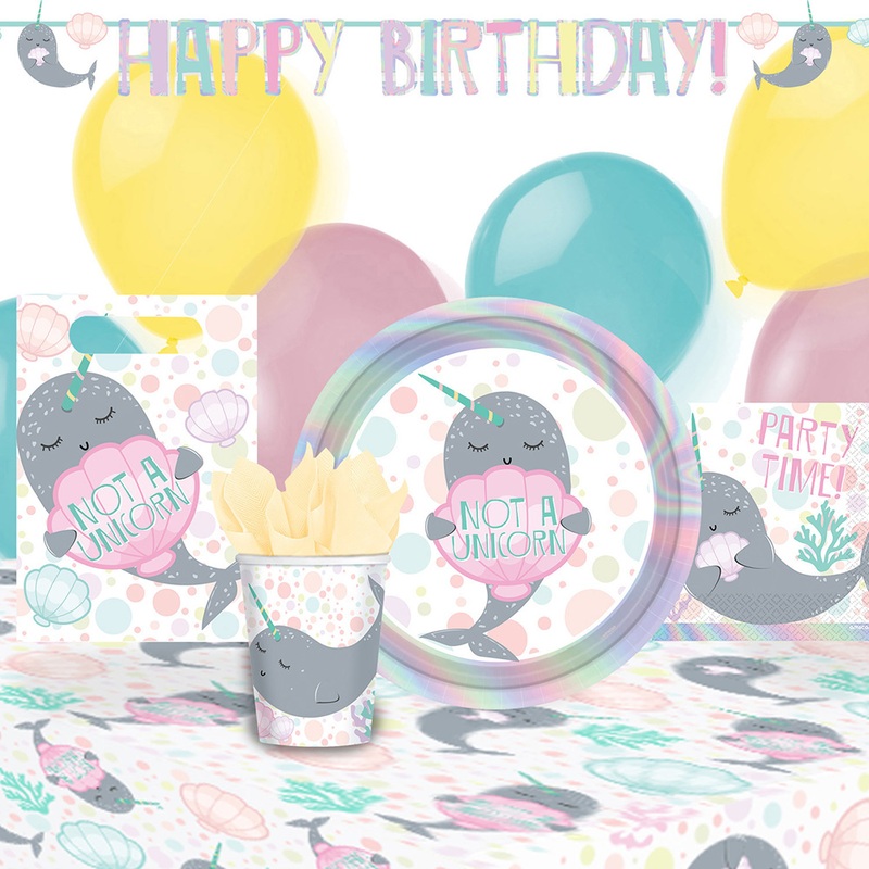 Party set narwhal party 50 pieces