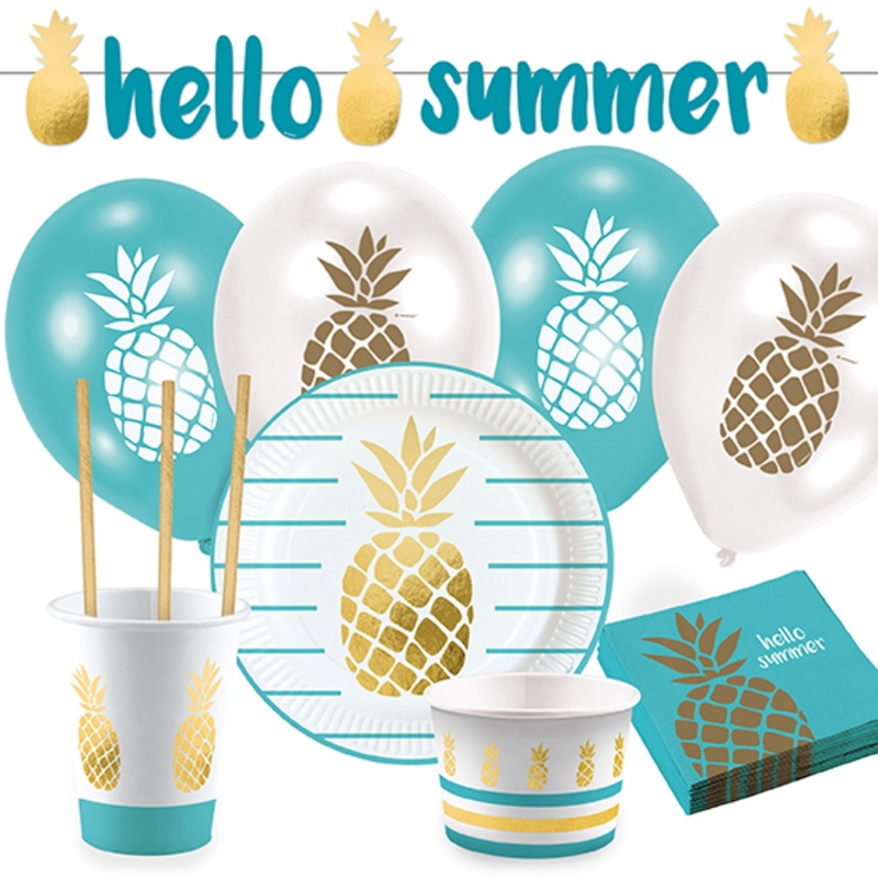 Pineapple garden decoration set 63 pieces