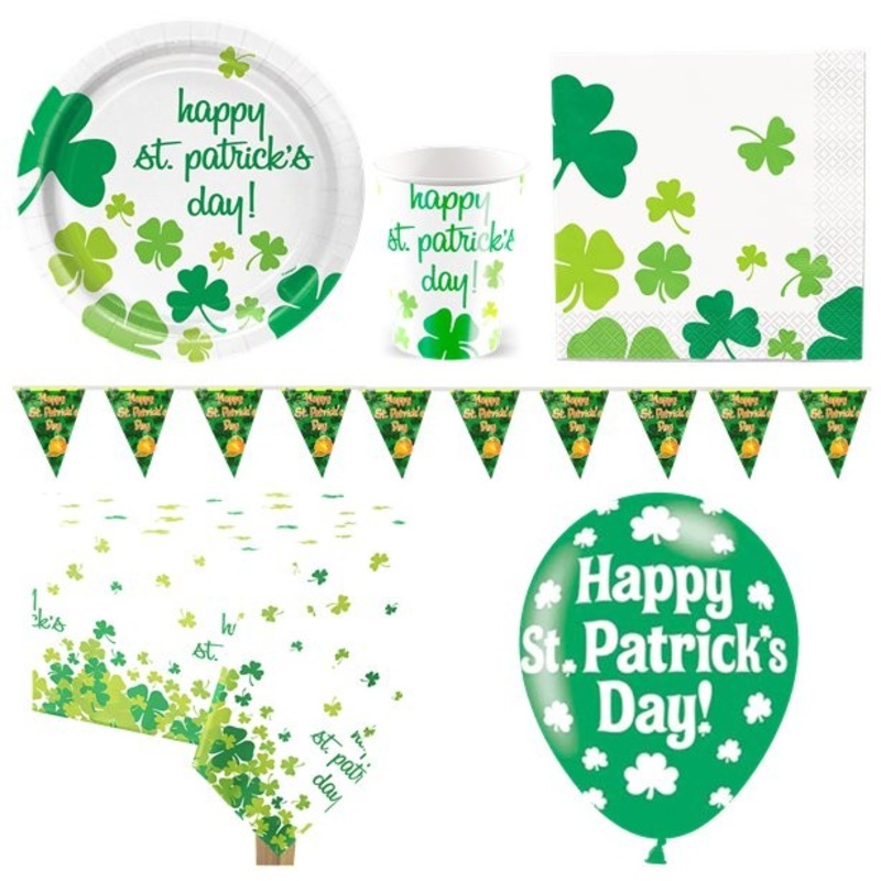 Premium Happy St Patricks Day party set