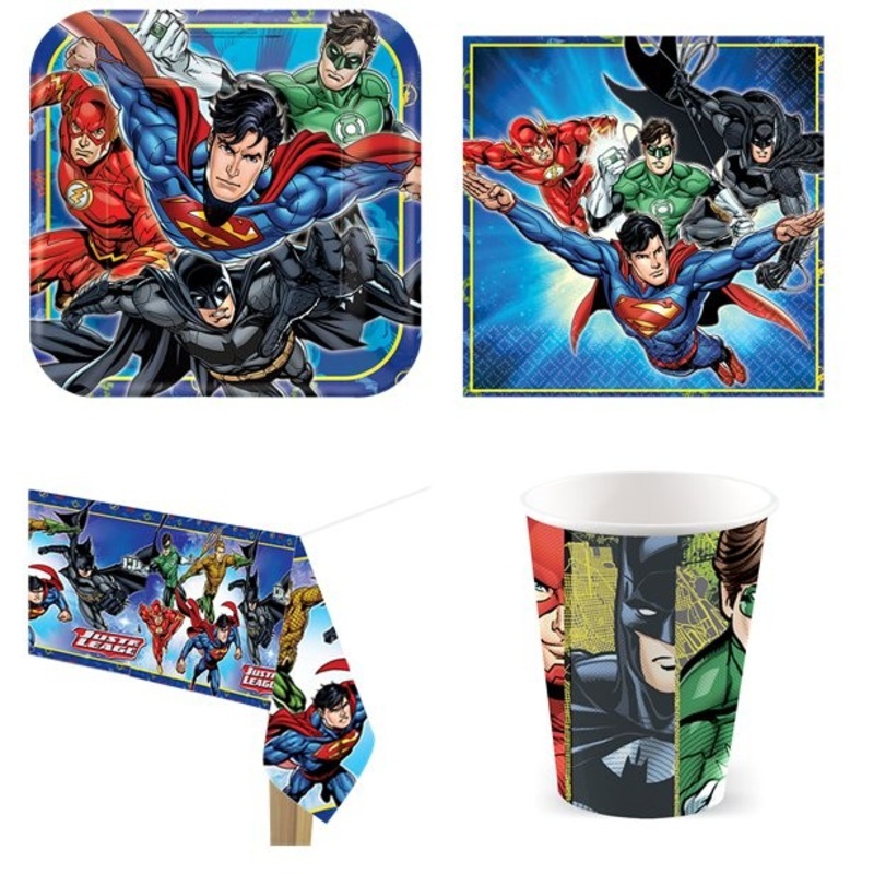 Small Justice League Heroes Party Package
