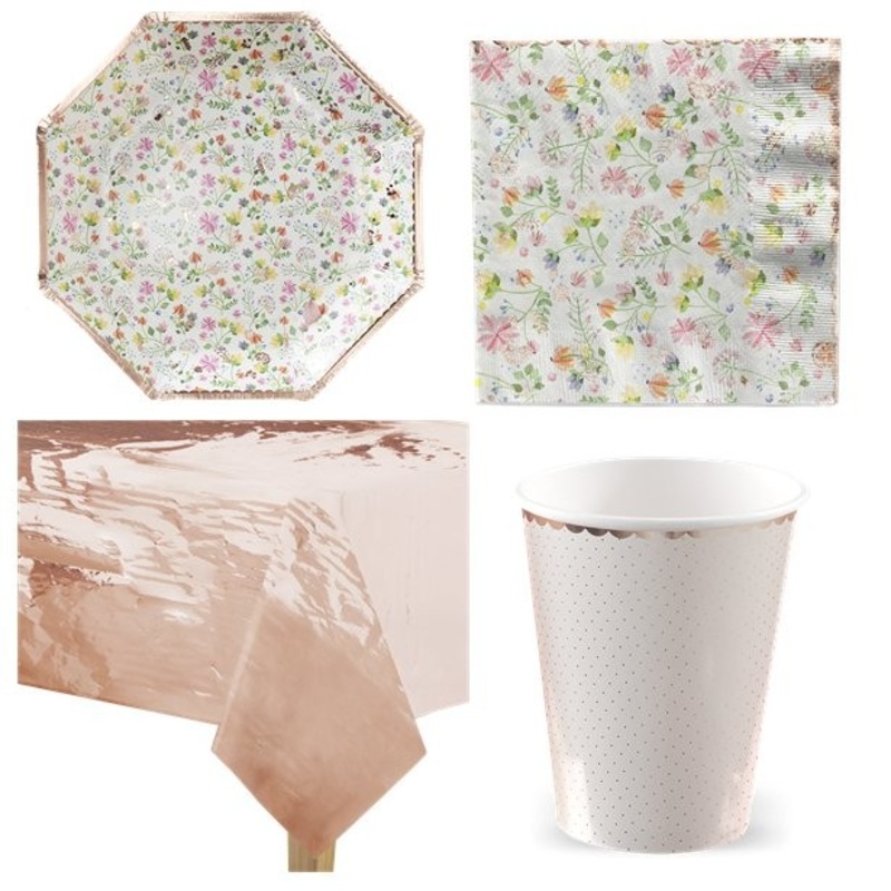 Wild Flowers party package for 8 people