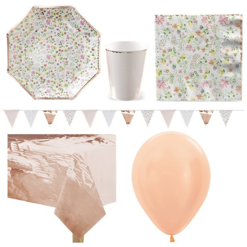 Wild Flowers Premium Party Package for 8 people