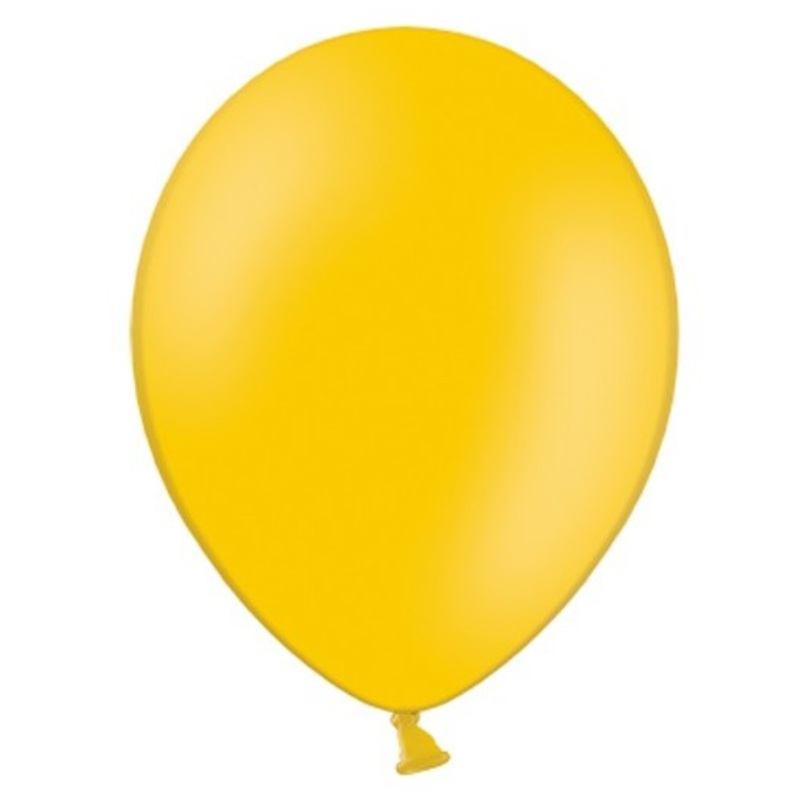 100 balloons Susi golden yellow 12cm